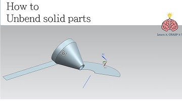 How to unbend a solid part using Siemens NX
