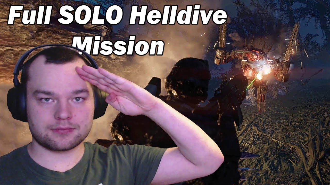 Full Solo Helldive Mission in Helldivers 2 - YouTube