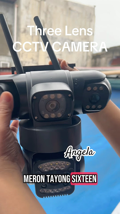 V380 PRO Three Lens Outdoor CCTV Camera 4K 8MP Waterproo Wireless #cctv #shopeexyoutubeshoppingccb