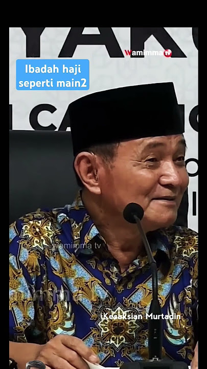 Ibadah haji itu hanya tradisi sebelum nabi Muhammad lahir, ada makna tersembunyi nya #buyasyakur