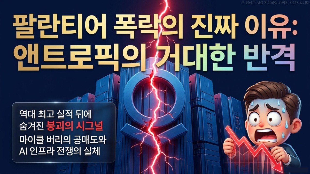 팔란티어 vs 앤트로픽 AI 인프라 전쟁! 미 국방부 블랙리스트 사태의 파장 | 앤트로픽에 점심 뺏긴 팔란티어의 구조적 위기
