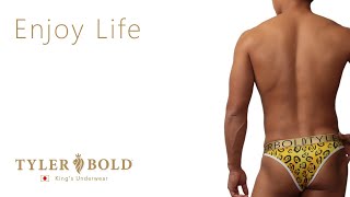 Leopard Barretta Brazilian Bikinis Men's underwear | レオパード バレッタ3D メンズブラジリアンビキニ【Tyler Bold/タイラーボールド】