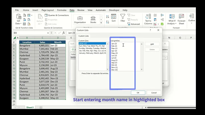 Pivot Table || Automatic Sequence Order of Months #trending #shorts #microsoft #learning #love #cute
