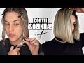 COMO CORTAR O CABELO EM CASA SOZINHA - O FAMOSO BLUNT!!