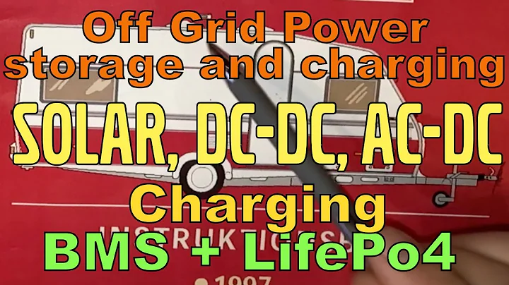 Off grid solar, DC-DC, AC-DC charging of DIY Lithium Battery