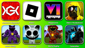 Roblox Barry Prison Run,Nextbots in Playground Mod,Hide in The Backrooms,Playground 6 | Gameplay