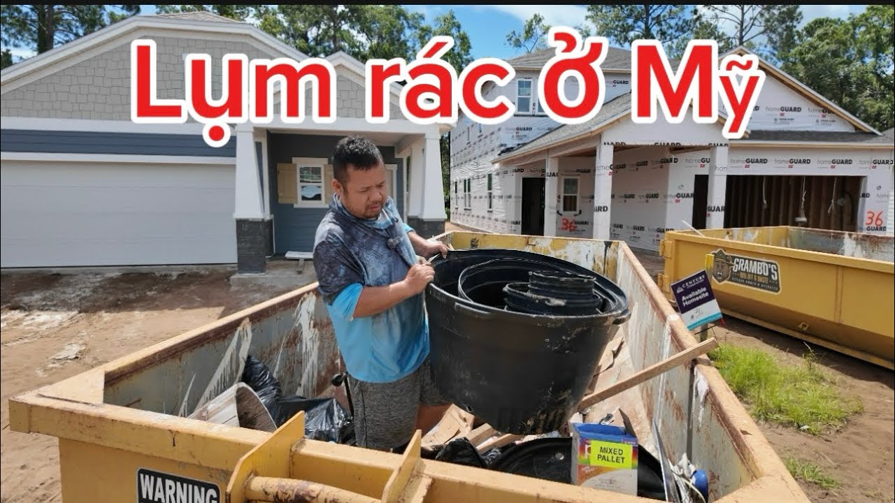 Ở Mỹ lụm rác có khác!! - YouTube