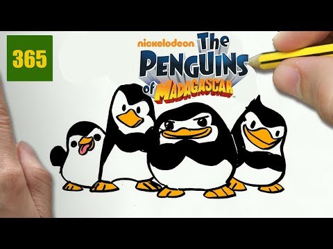 Video: Hur Man Ritar Pingviner Från Madagaskar Steg För Steg