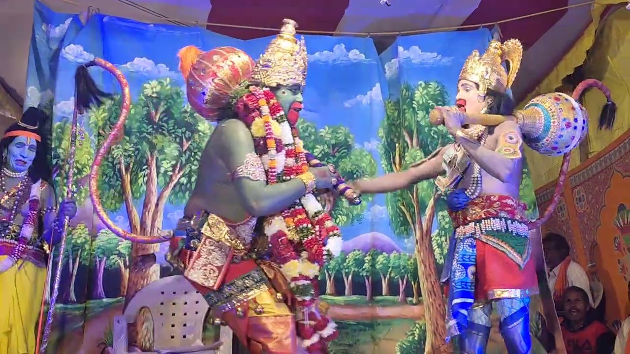 Sitaramula Kalyanam natakm singampalli 3 roju anjaneyulu Praveso
