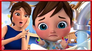 【親子で手洗い】🧼 🪥 🪒 🧽ビンゴドッグソング - The Wheels On The Bus🚌バスのうた | 子どもの歌 | 童謡 |子供のための - バナナ手話漫画 screenshot 5