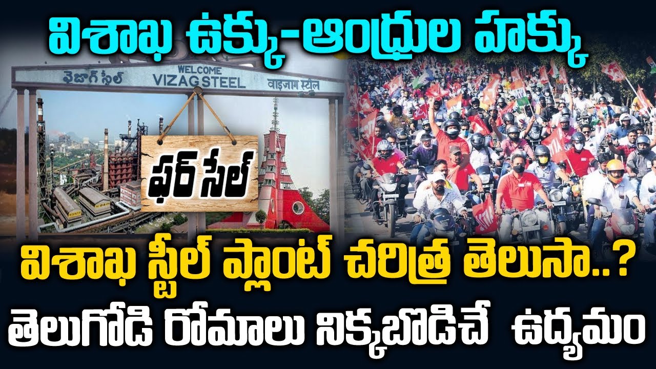 విశాఖ ఉక్కు - ఆంధ్రుల హక్కు | వైజాగ్ స్టీల్ ప్లాంట్ చరిత్ర | VIZAG STEEL PLANT HISTORY | TeluguWaves