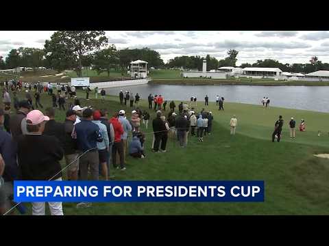 Final preparations underway at Medinah as Presidents Cup fans navigate transportation, logistics