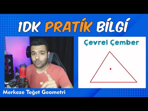 Video: Bir çemberin merkezinden geçen uzaklığı nedir?