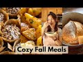 Cozy fall meals in our new home  my sourdough recipe