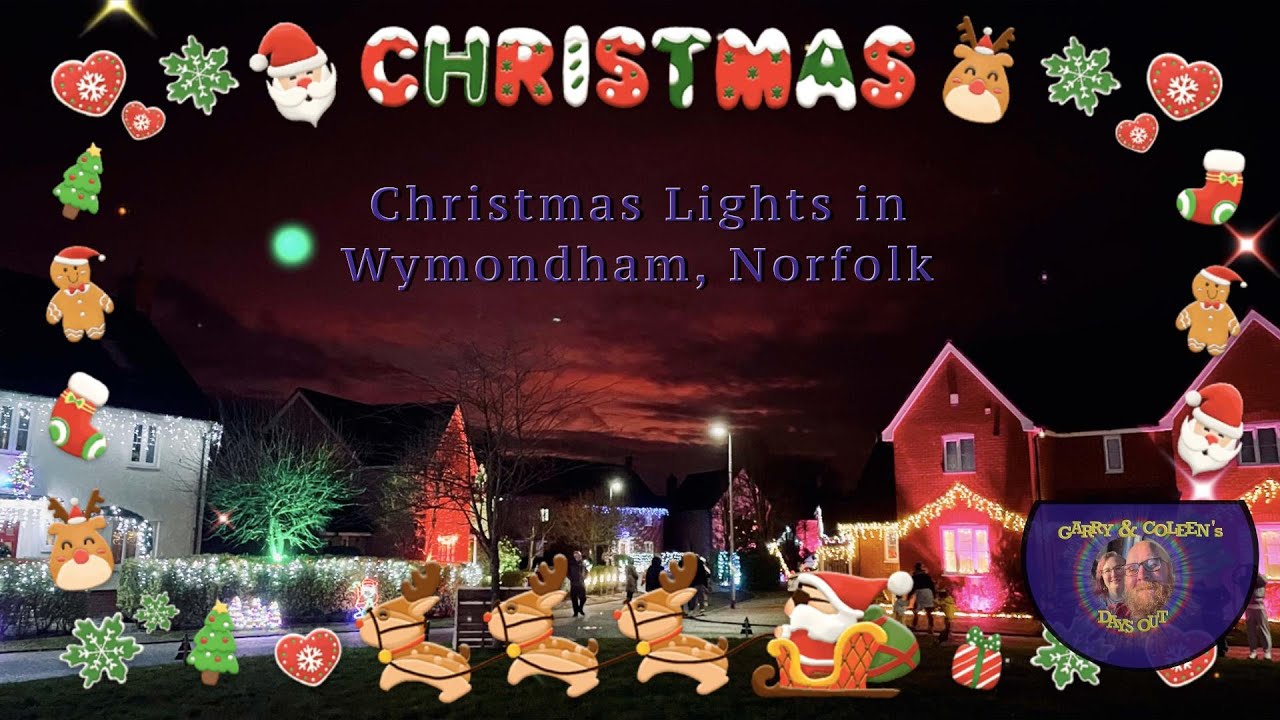 Wymondham Christmas lights 2023 YouTube