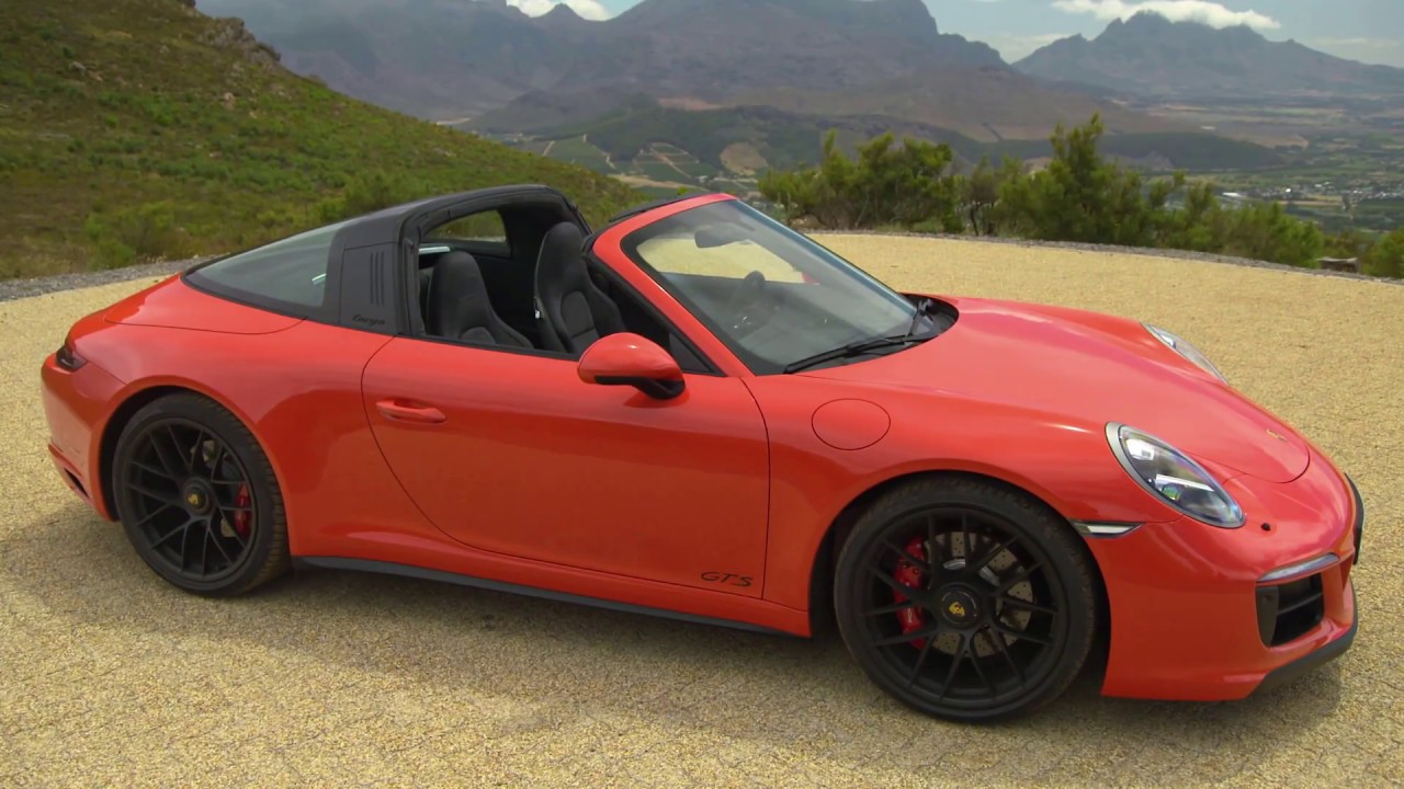 LE DUO VOITURE PORSCHE 911 TARGA ORANGE