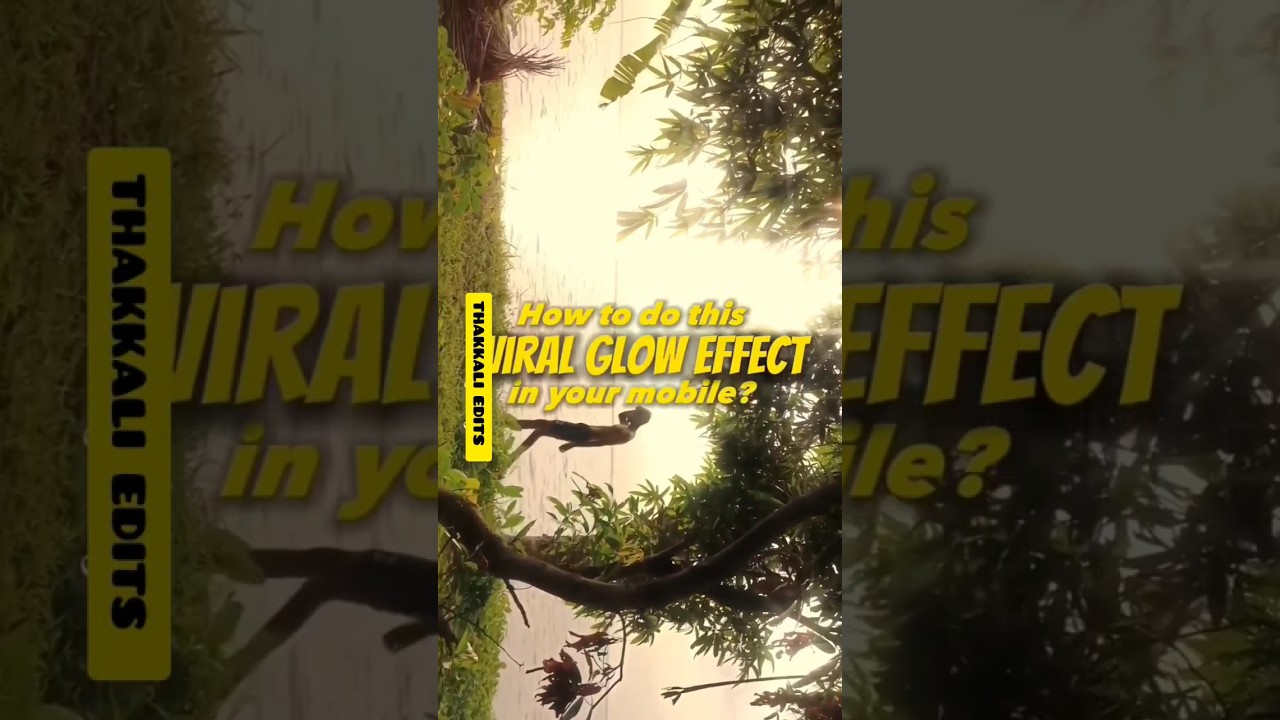 VIRAL GLOW EFFECT USING MOBILE | TAMIL| CAPCUT | #tamil #capcutedit #problem #solution #capcuttempl