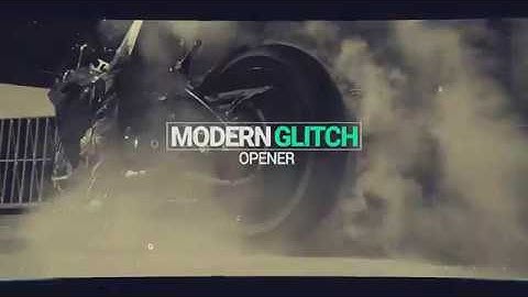 Modern Glitch Opener | Free after effects template | After effects project file