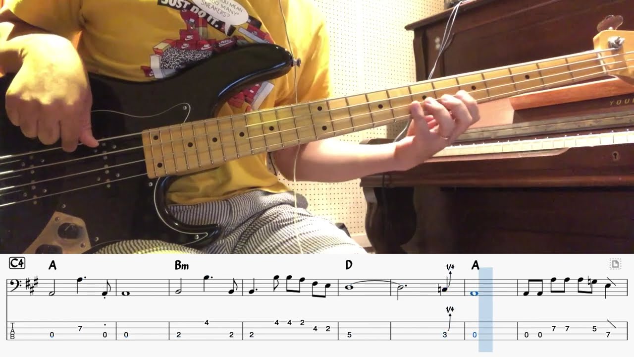 What's Up 4 Non Blondes Bass Cover