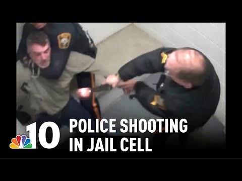 Police Station Video Shows Unarmed Man Shot Inside Cell | NBC10 Philadelphia 