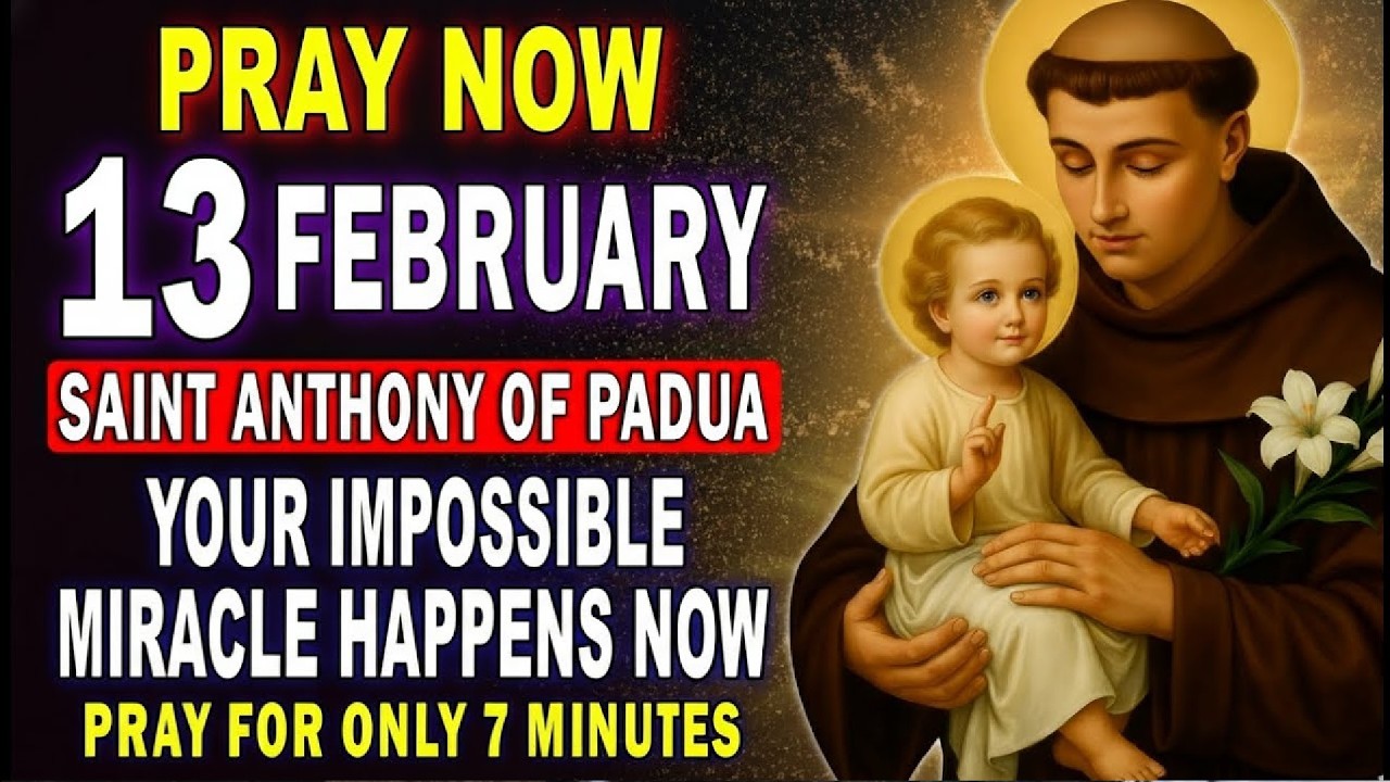 7-Minute Miracle Prayer to Saint Anthony of Padua | Saint Anthony