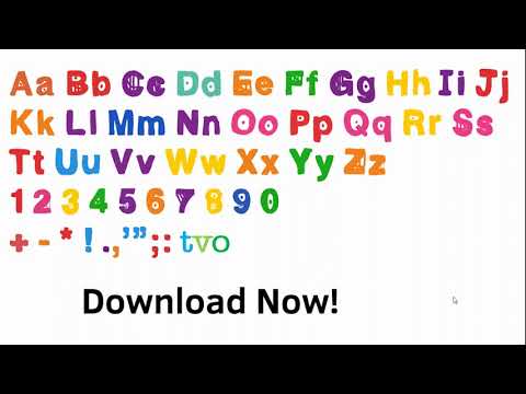 Download Tvokids Font Now For Ivan Tube & other tvokids rs