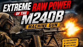 Extreme Raw Power of the M240B Machine Gun #military #machine #fire #army #viral