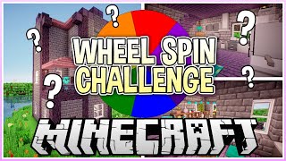 Minecraft Wheel Spin Building Challenge!