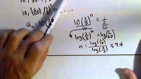 Using a Geometric Series to Model Height of Bouncing Ball