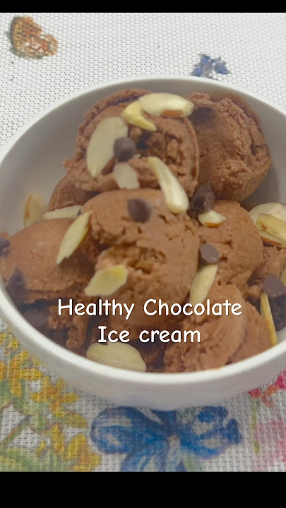 Healthy Chocolate Ice-cream #healthy #chocolate #icecream