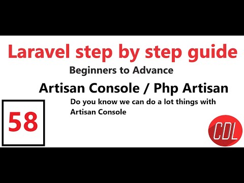 Video: Cos'è il comando Artisan in laravel?