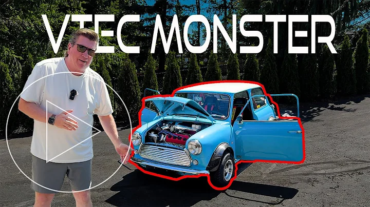 Super Badass HONDA VTEC Powered Classic Mini Cooper