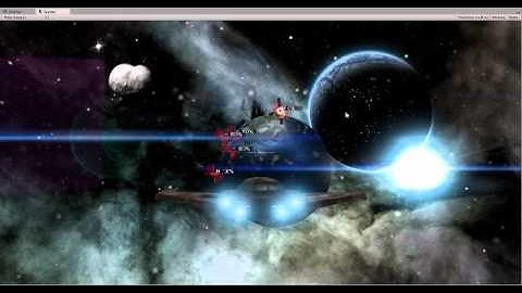 Unity 3D Space Game WIP03