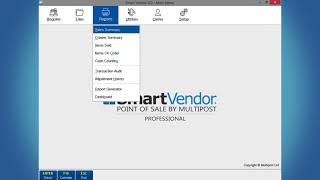ACCEO Smart Vendor Point of Sale Software - Product Tour - Reporting