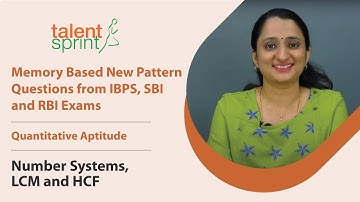 Number Systems || LCM and HCF || Memory Based New Pattern Questions from IBPS, SBI and RBI Exams