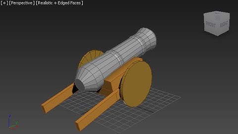 First Cannon in 3DS MAX