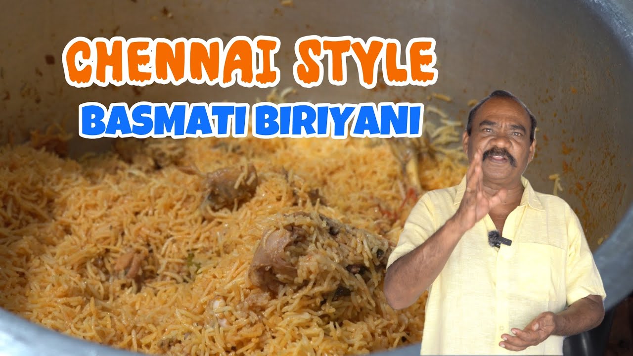 Chennai Style Basmati Rice Biriyani😋 | சென்னை ஸ்டைல் பிரியாணி ✌️ #magisharajan #magishacatering