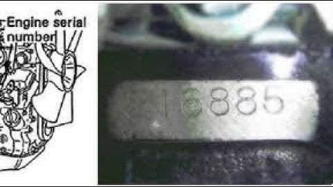 ISUZU ENGINE SERIAL NUMBER LOCATION GUIDE.