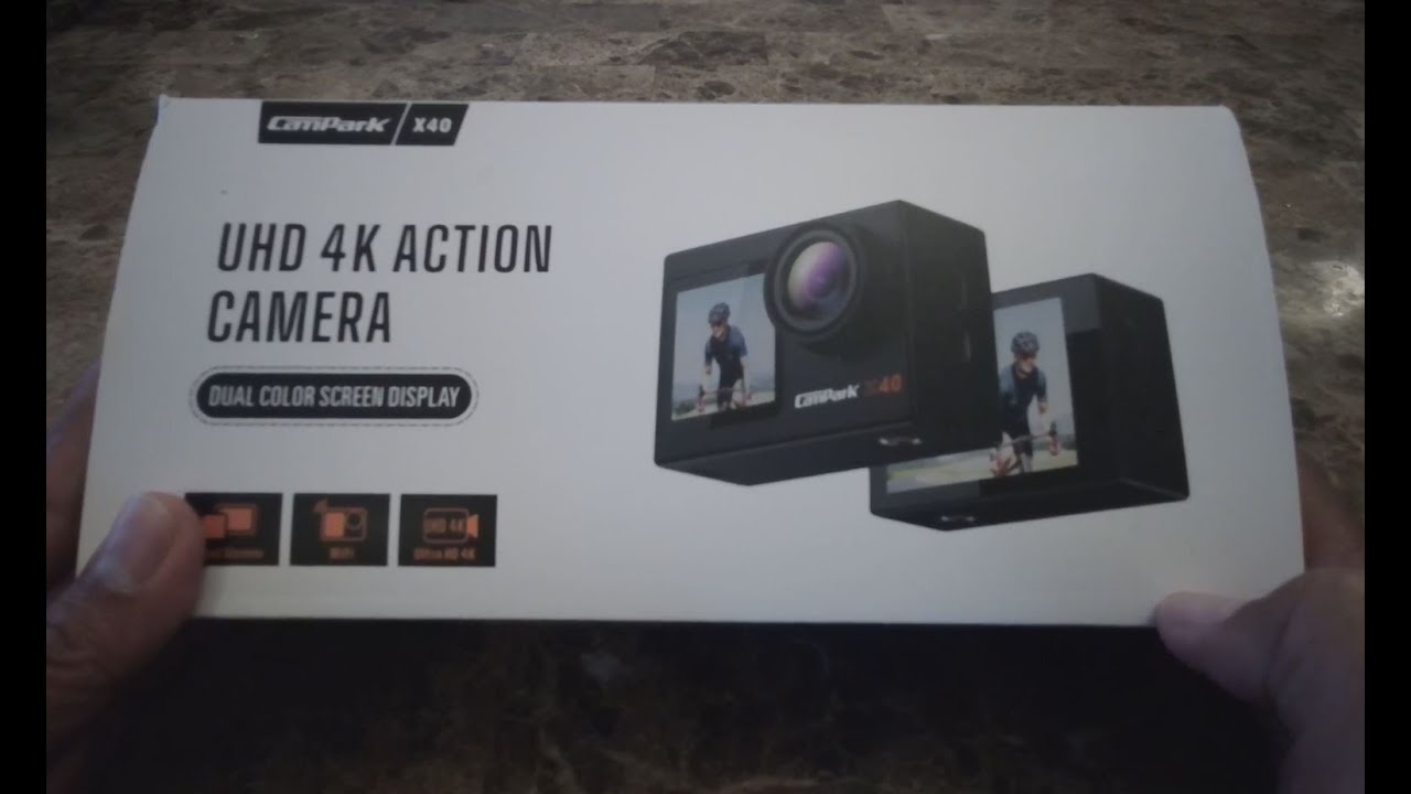 CamPark X40 Dual Screen Action Camera 2021 Review YouTube