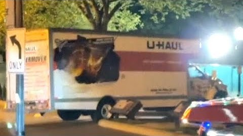 U-Haul driver crashes into barriers near White House