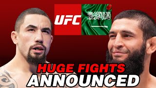 WHITTAKER VS CHIMAEV ANNOUNCED! Huge Fight Night in Saudi Arabia! Reaction and Breakdown