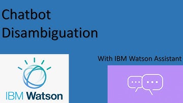 Chatbot Disambiguation Demonstration