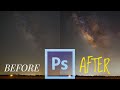 Comment modifier et traiter la voie lacte dans photoshop