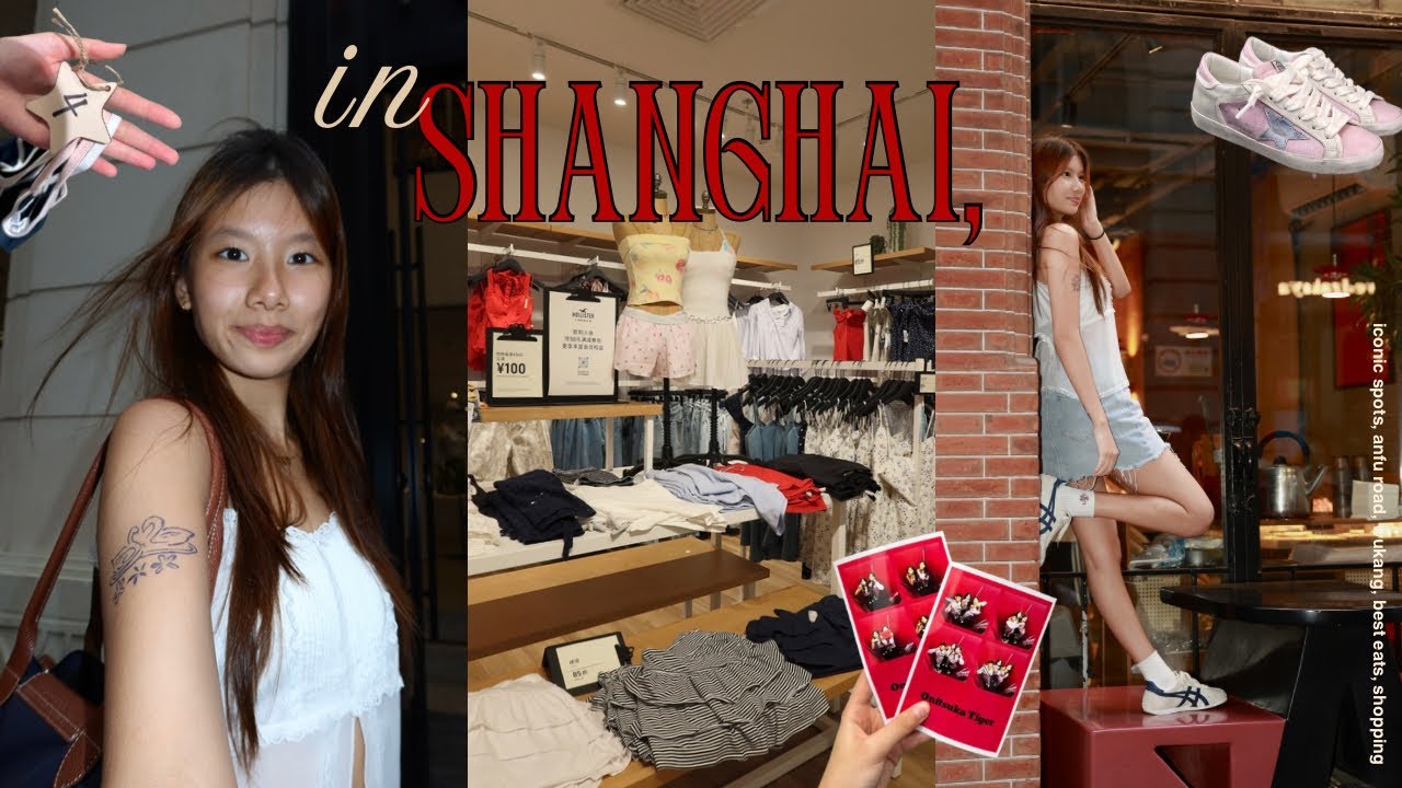SHANGHAI VLOG pt.1 🇨🇳| first time in 上海china, viral spots & shops, best eats☆⋆｡