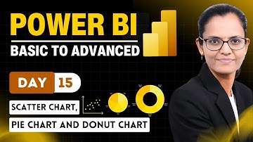 How to Use Scatter, Pie & Donut Charts in Excel | Power bi - From Basic to Advance | DAY 15
