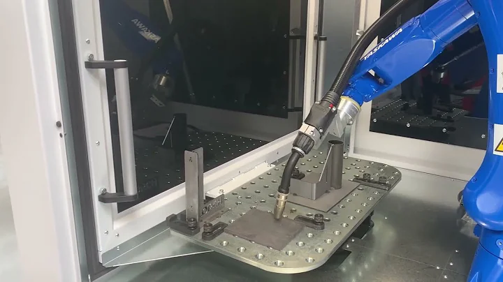 Lorch Yaskawa ArcWorld Kompakt-Schweißzelle Anwendung