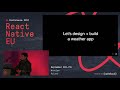 Introducing the React Native Builder lightning talk, by Sanket Sahu