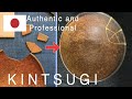 "Kintsugi" The rice bowl repaired by the professional Japanese Kintsugi artist