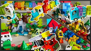 Lego Duplo Vehicles Best Of 2023 | Alphabet Truck, Fire Truck, Number Train, Recycling Truck, Cars