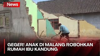 Viral! Anak Kandung di Malang Tega Robohkan Rumah Sang Ibu Gegara Warisan